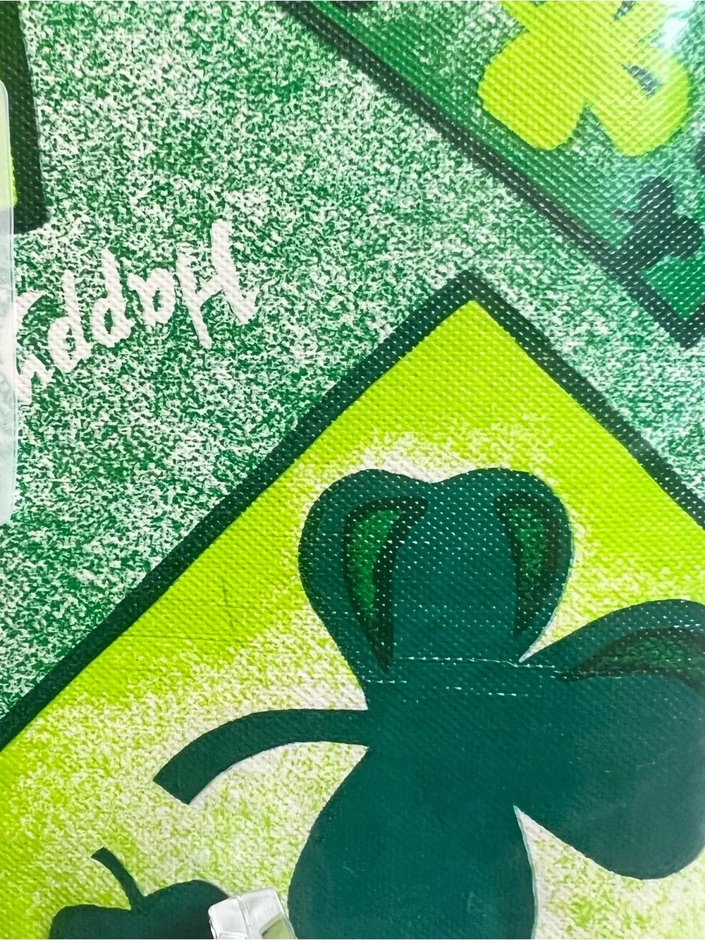 Elrene Green Vinyl Shamrock St. Patrick's Day Tablecloth